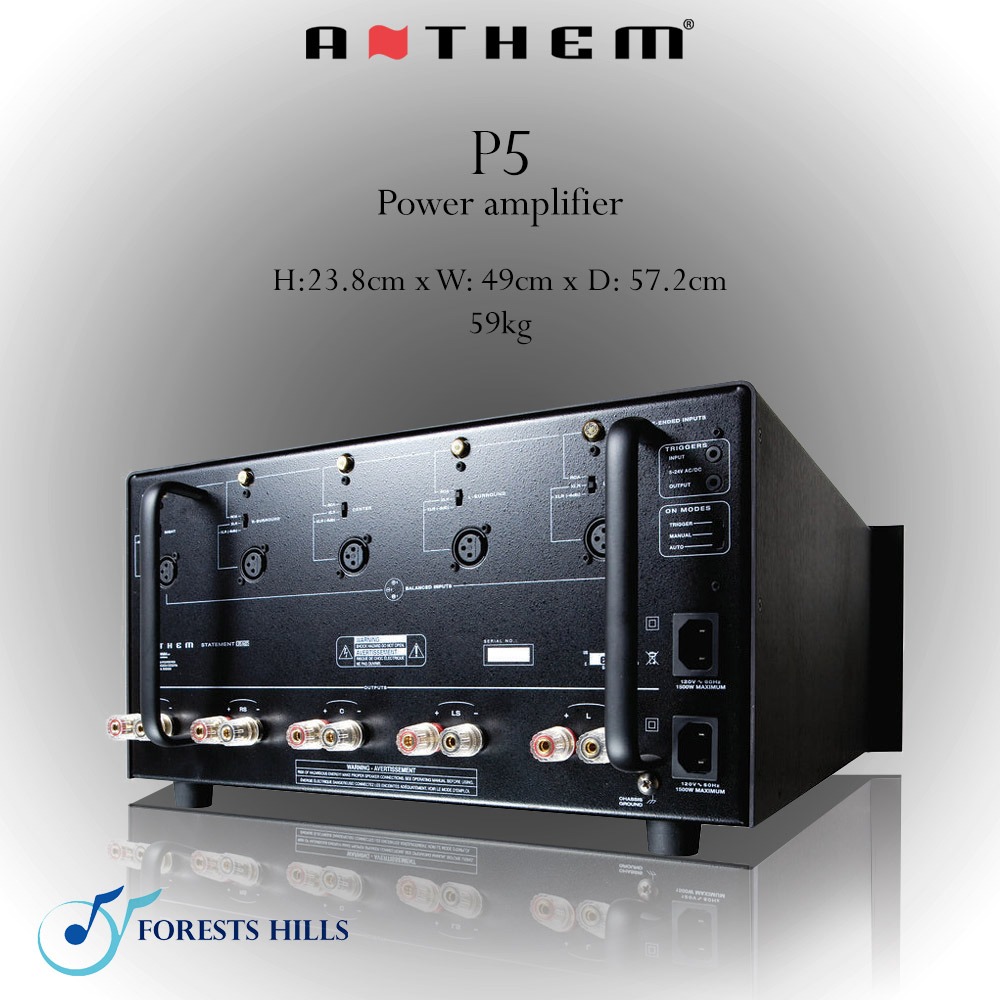 Anthem p5 power amp -1